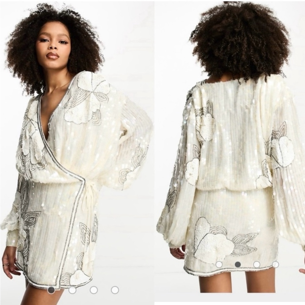 ASOS Design Sequin Embellished Mini Dress